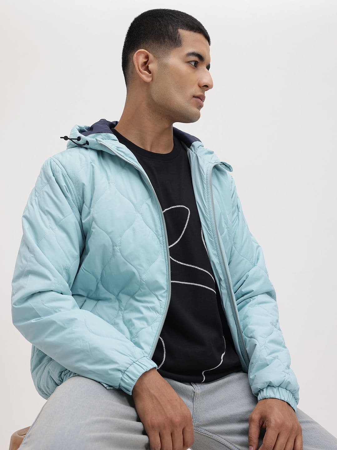 The Roadster Life Co. Hooded Quilted Jacket - view 1