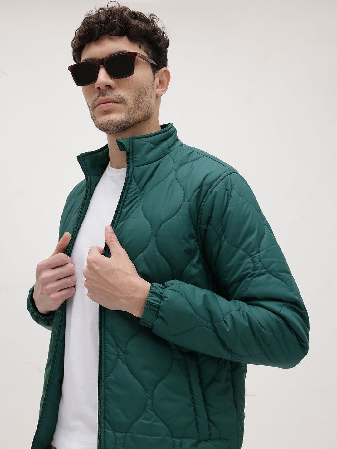 The Roadster Life Co. Mock Collar Quilted Jacket - view 1