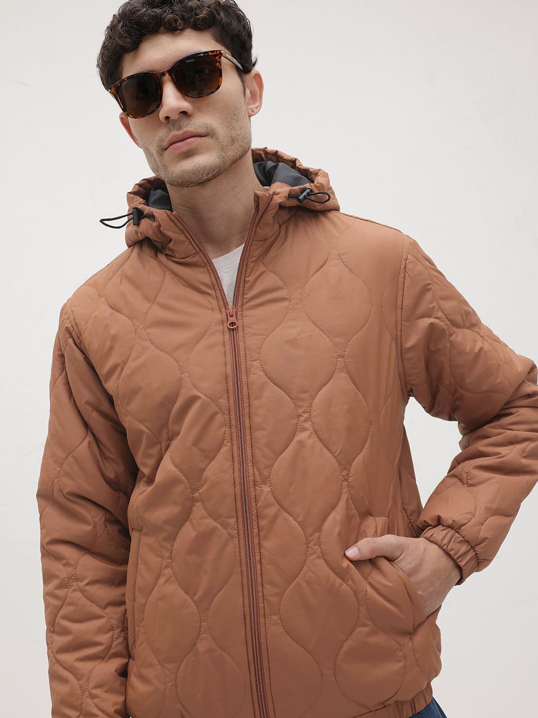 The Roadster Life Co. Hooded Quilted Jacket - view 1