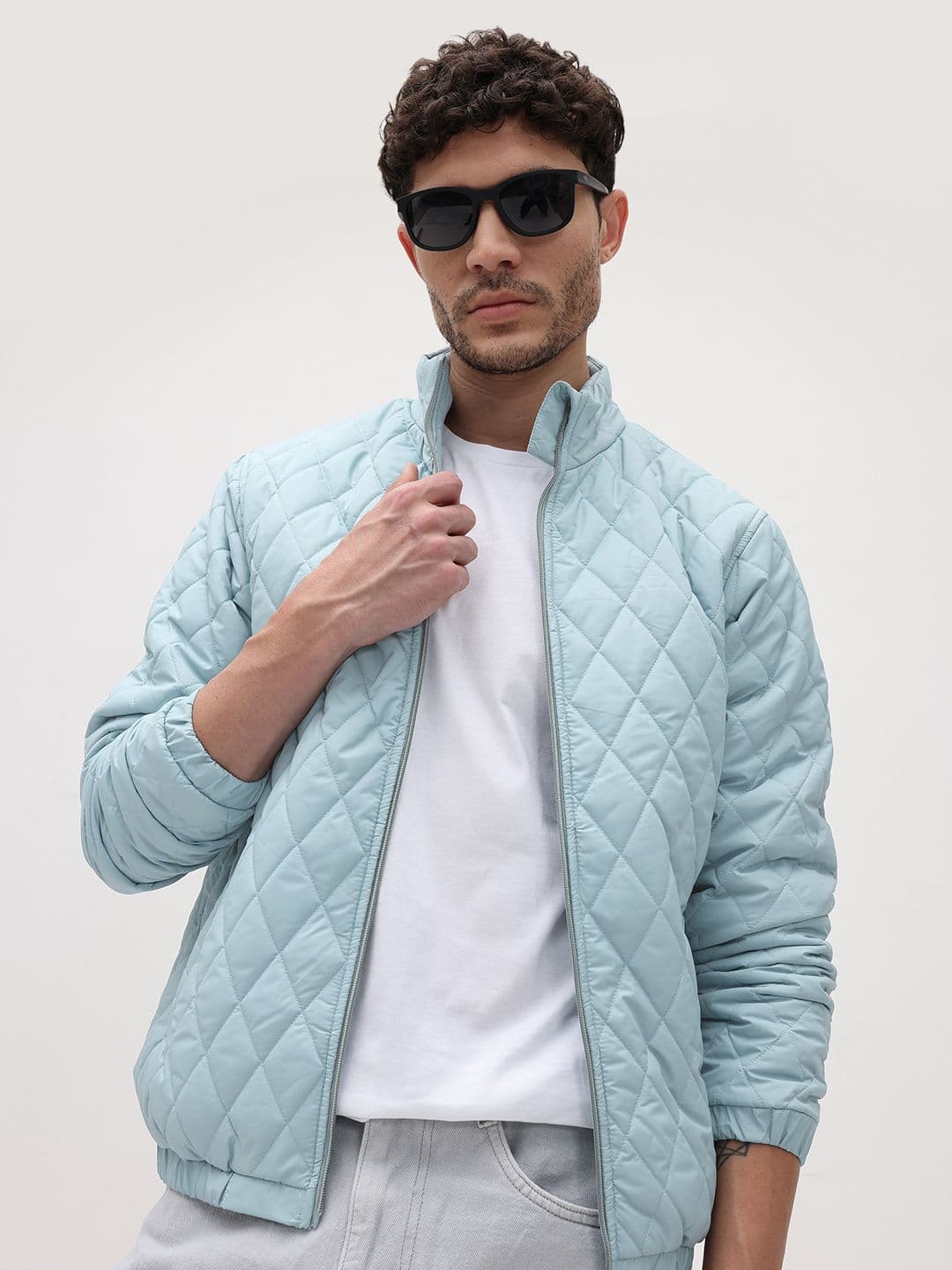The Roadster Life Co. Mock Collar Quilted Jacket - view 1