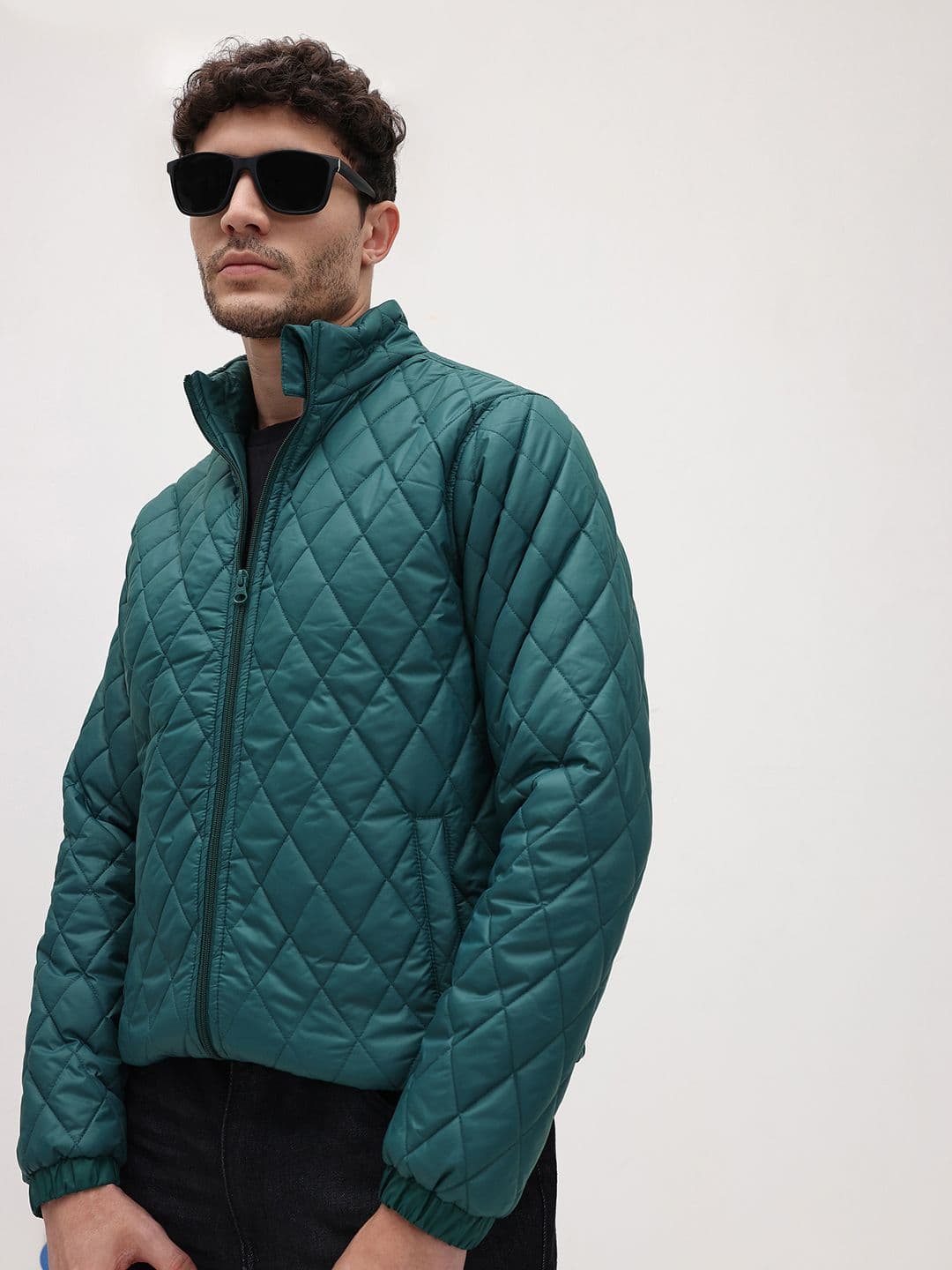 The Roadster Life Co. Mock Collar Quilted Jacket - view 1