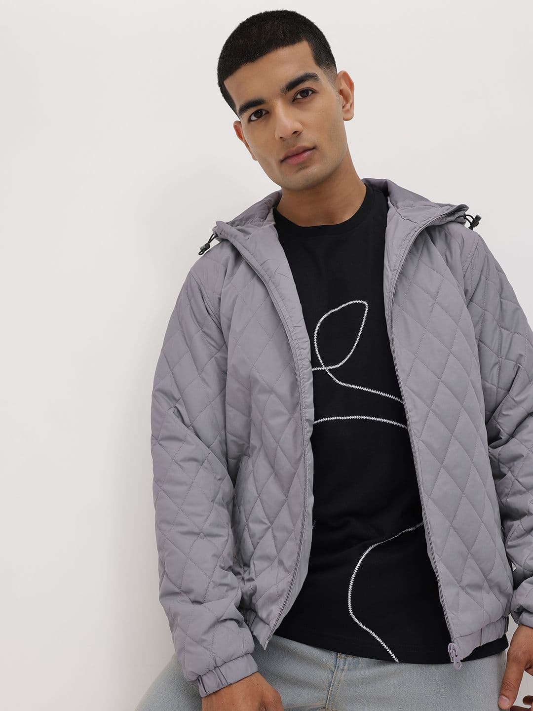 The Roadster Life Co. Hooded Quilted Jacket - view 1