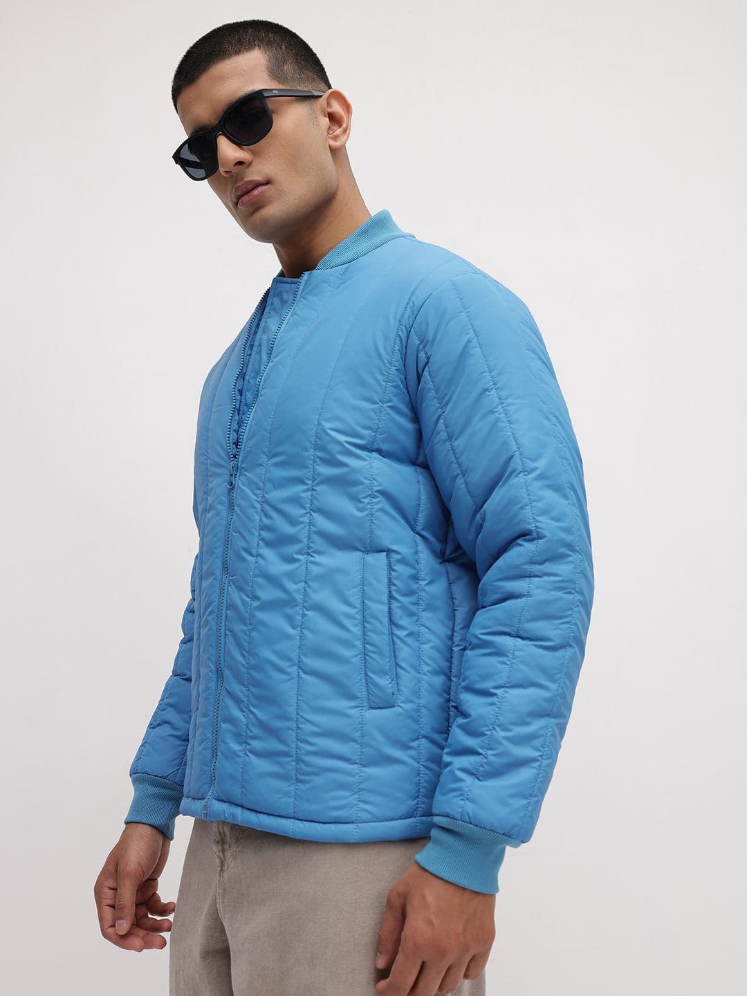 The Roadster Life Co. Stand Collar Padded Jacket - view 1