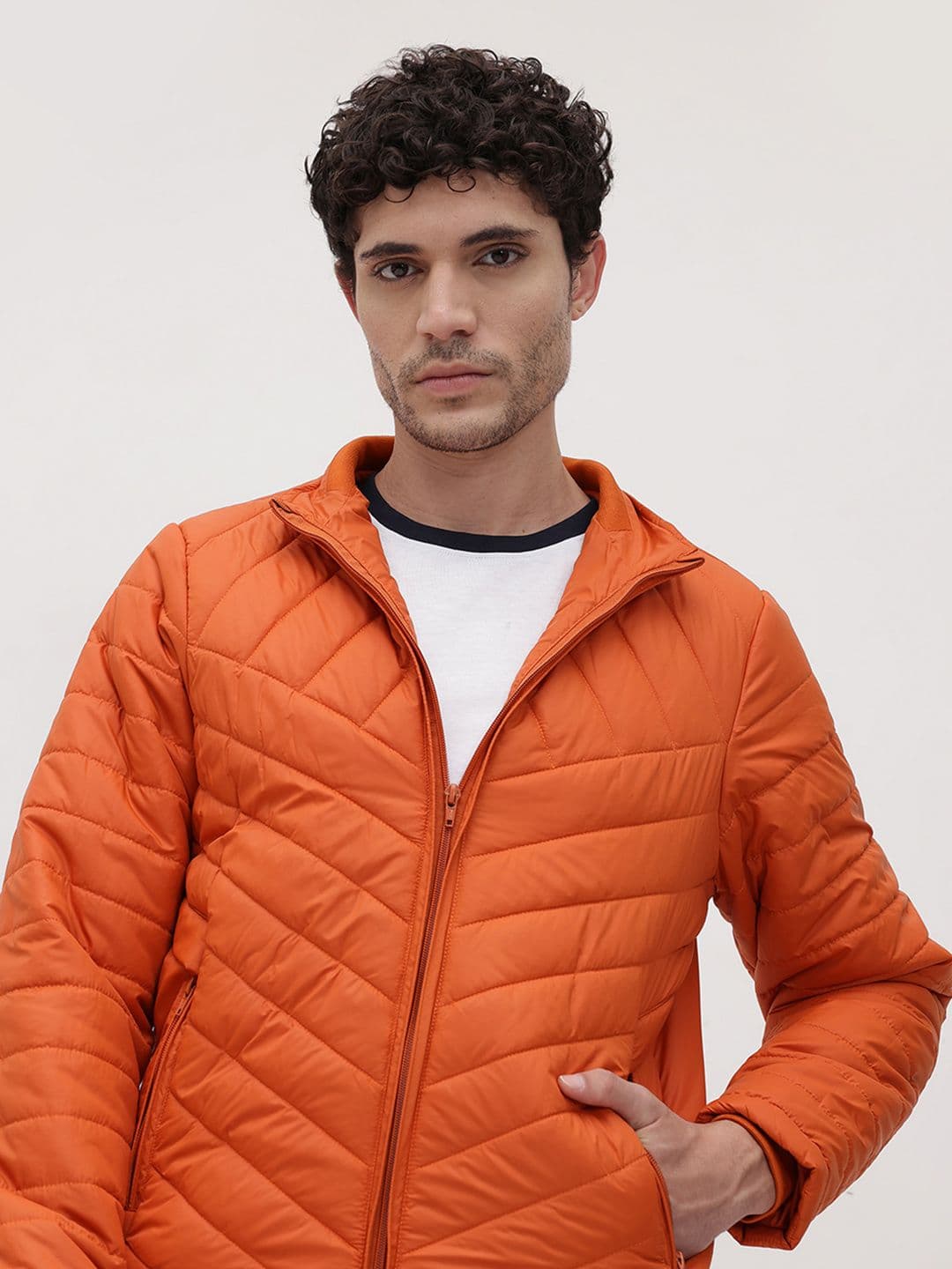 The Roadster Life Co. Mock Collar Padded Jacket - view 1