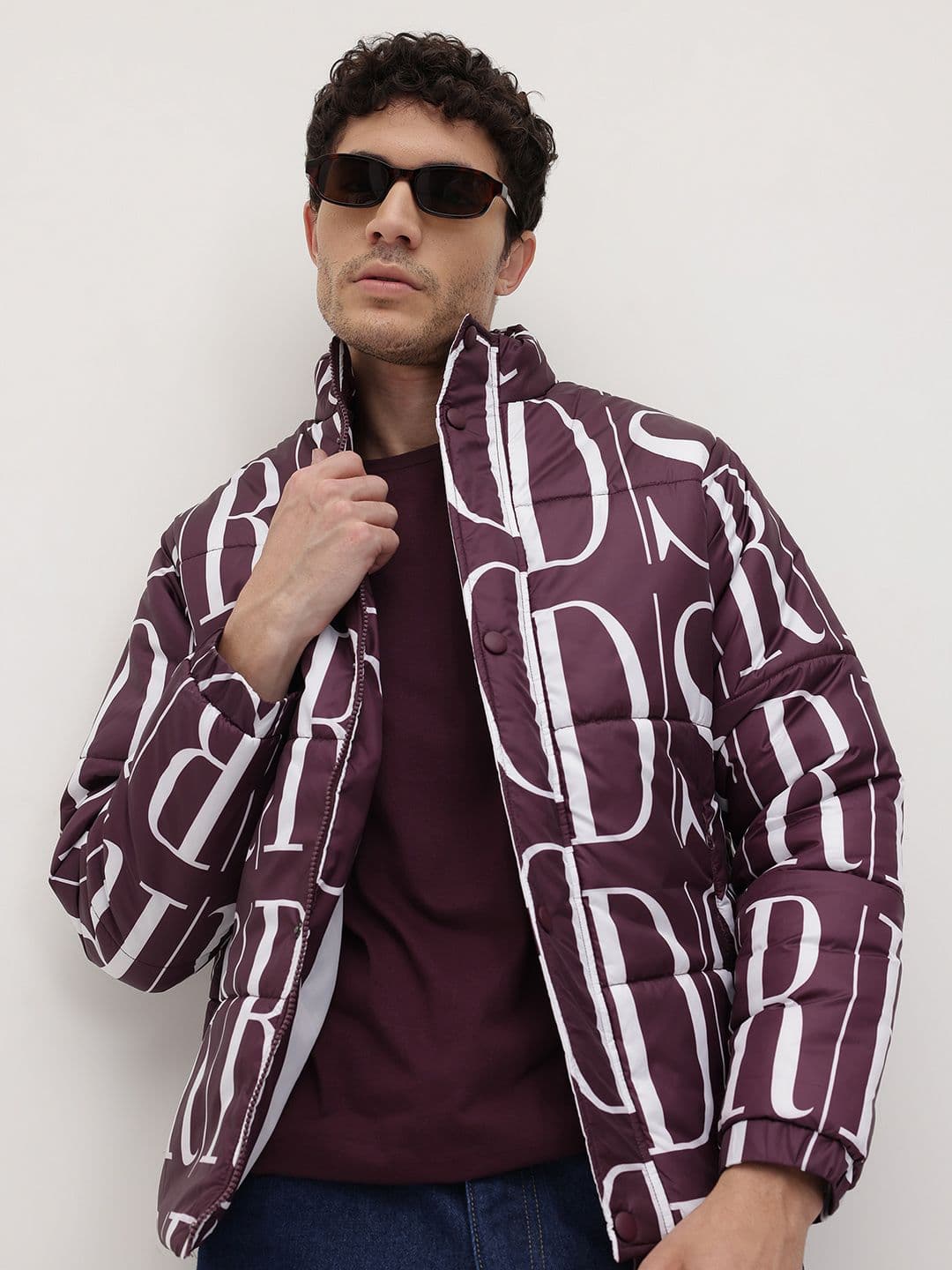 The Roadster Life Co. Brand Logo Print Padded Jacket - view 1