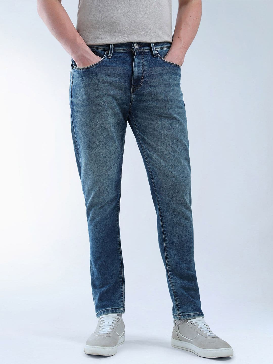 Flying Machine Men Slim Fit Light Fade Jeans - view 1