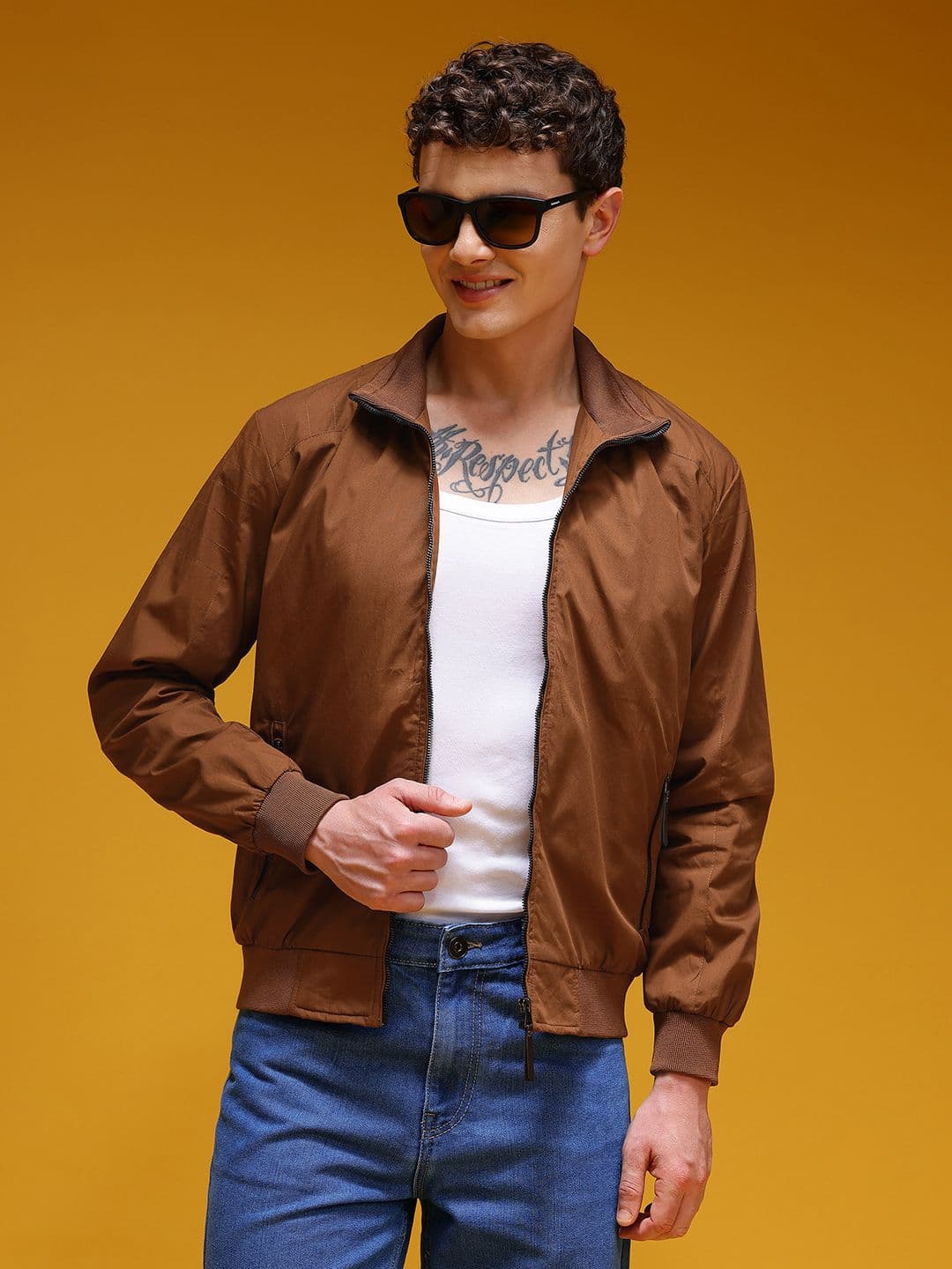 HERE&NOW Cotton Bomber Jacket - view 1