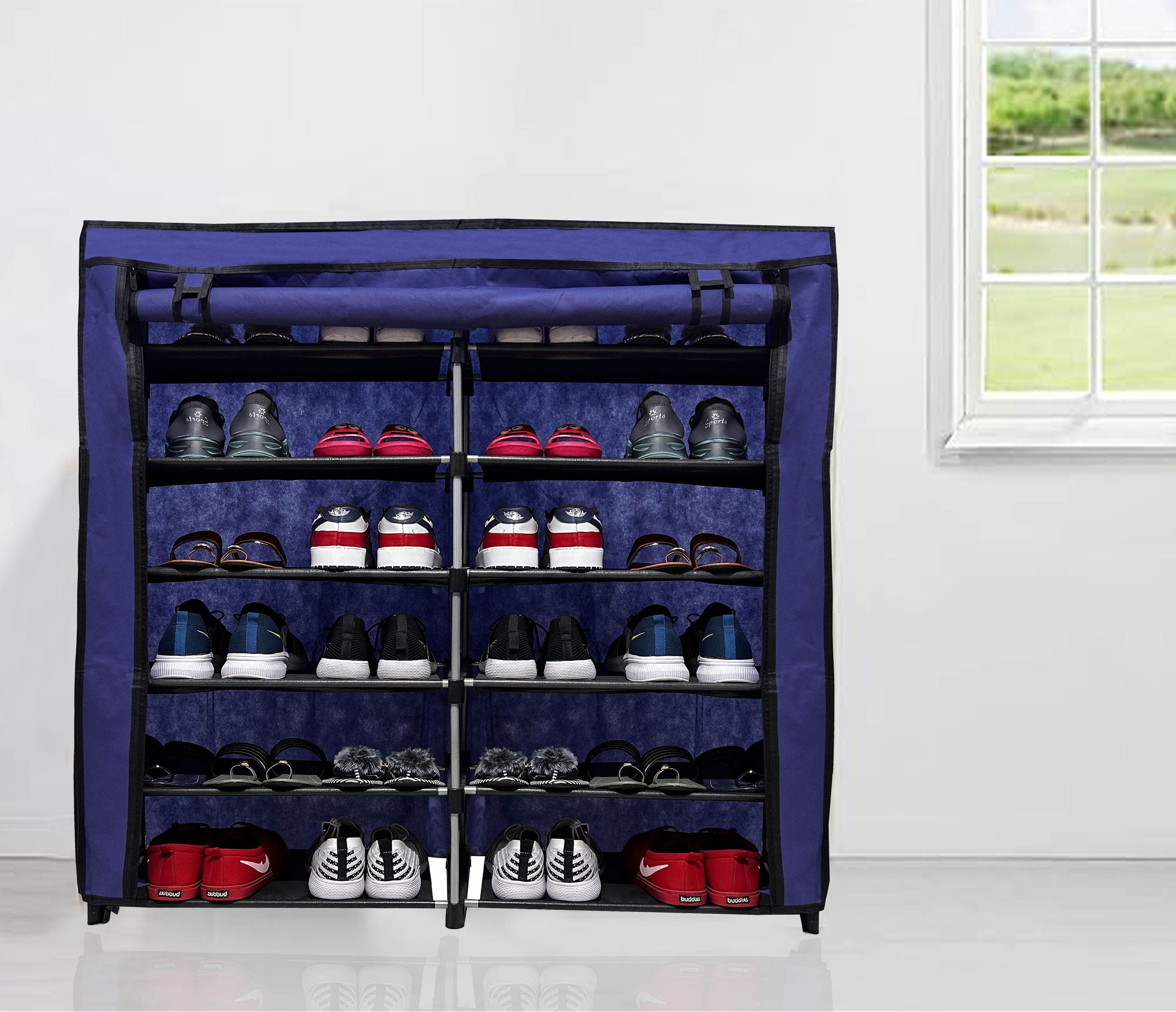 Rmerchants Blue Stainless Steel 12 Shelves Shoe Rack - view 1