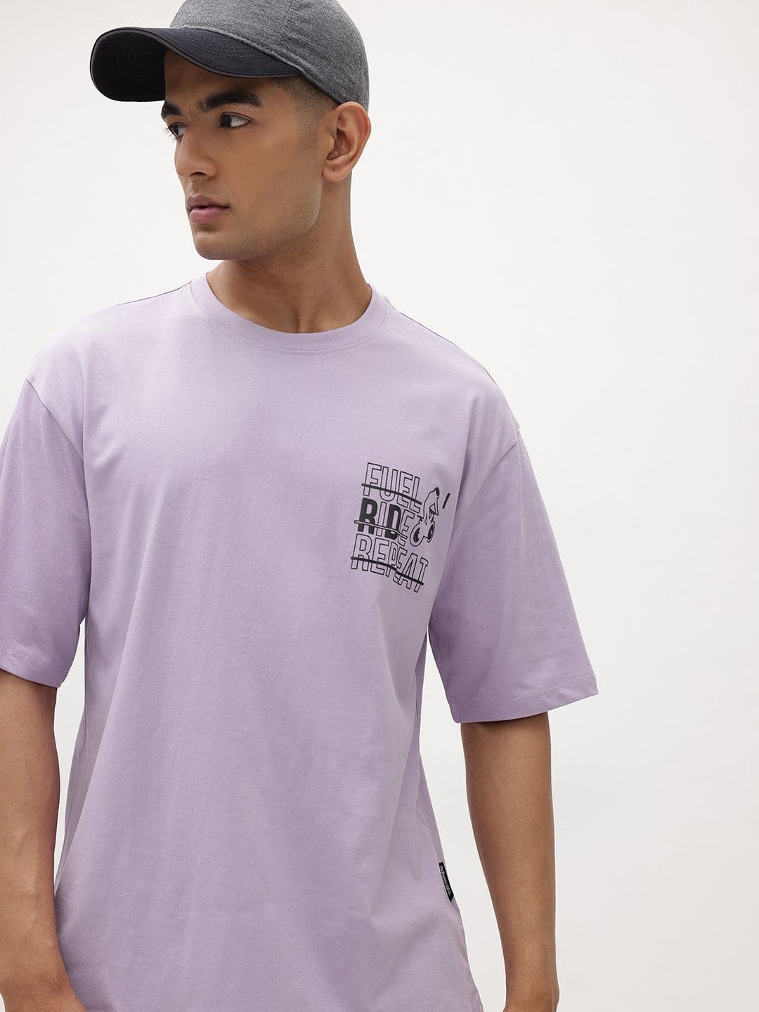 The Roadster Life Co. Pure Cotton Relaxed Fit T-shirt - view 1
