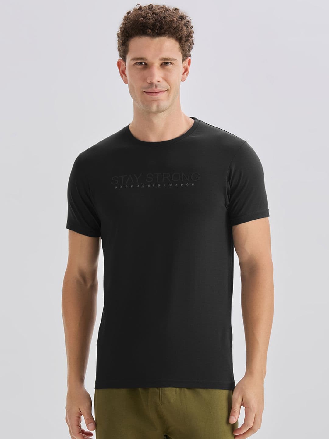 Pepe Jeans Typography Print Slim Fit T-shirt - view 1