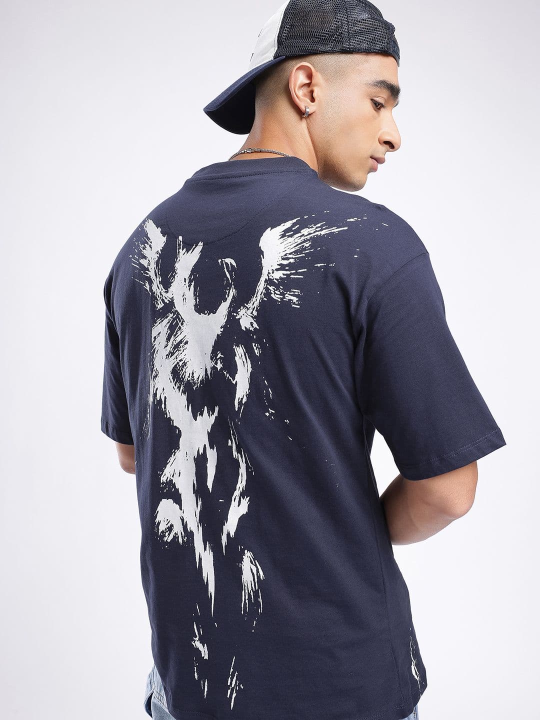 glitchez Graphic Printed Relaxed Fit T-shirt - view 1