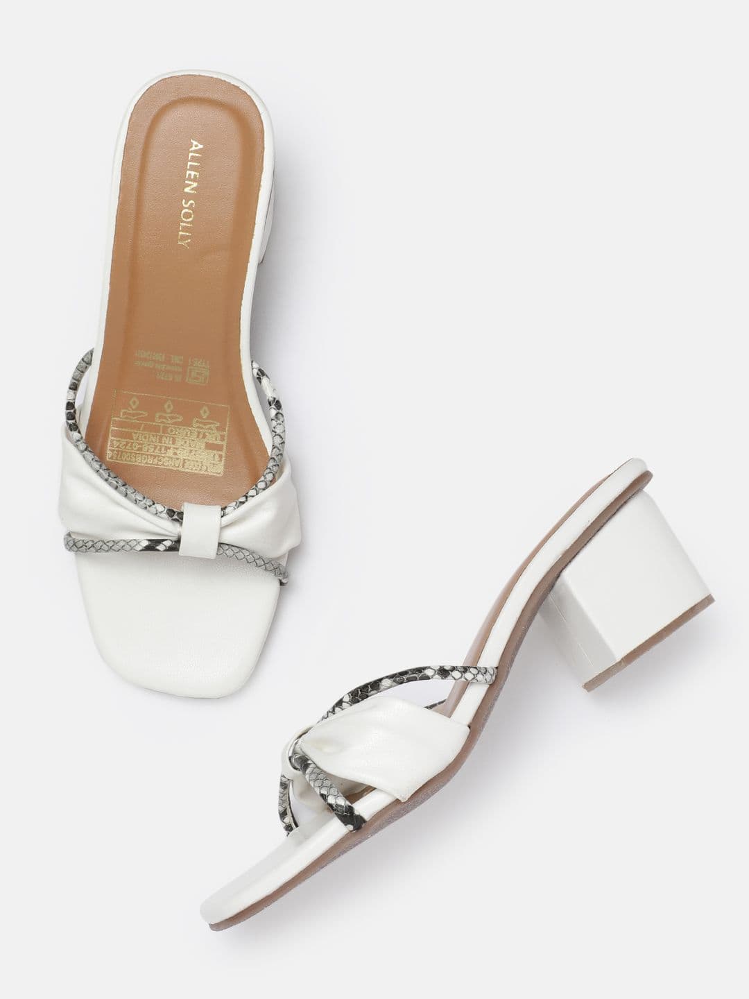 Allen Solly Printed Bow Design Block Heels - view 1