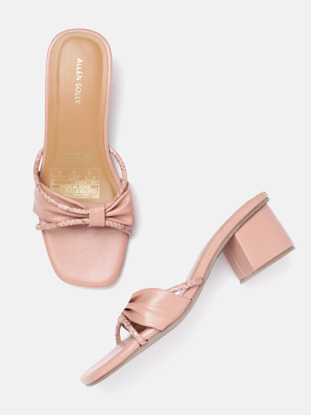 Allen Solly Printed Bow Design Block Heels - view 1