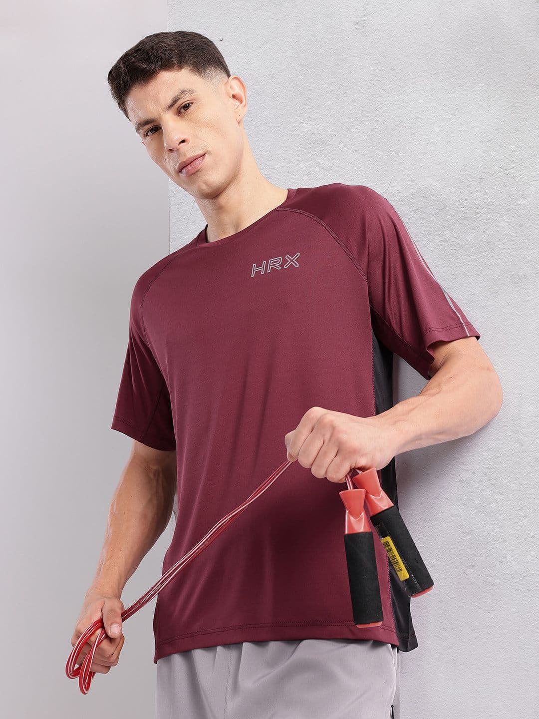 HRX by Hrithik Roshan Raglan Sleeves Rapid-Dry Training T-shirt - view 1