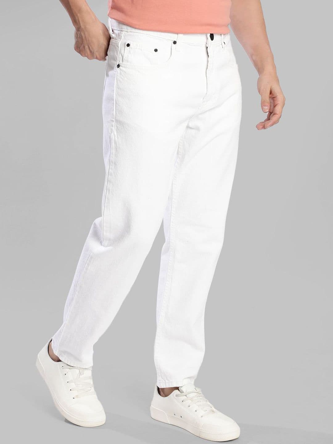 The Roadster Lifestyle Co Men Pure Cotton Mid Rise Clean Look Regular Fit Jeans - view 1