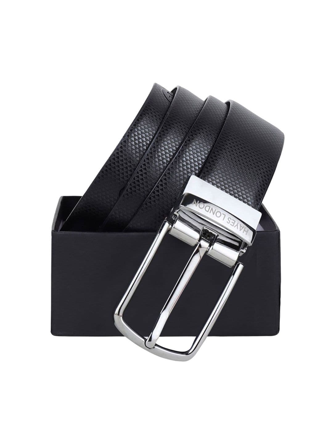 Hayes London Men Onyx Premium Reversible Leather Belts - view 1