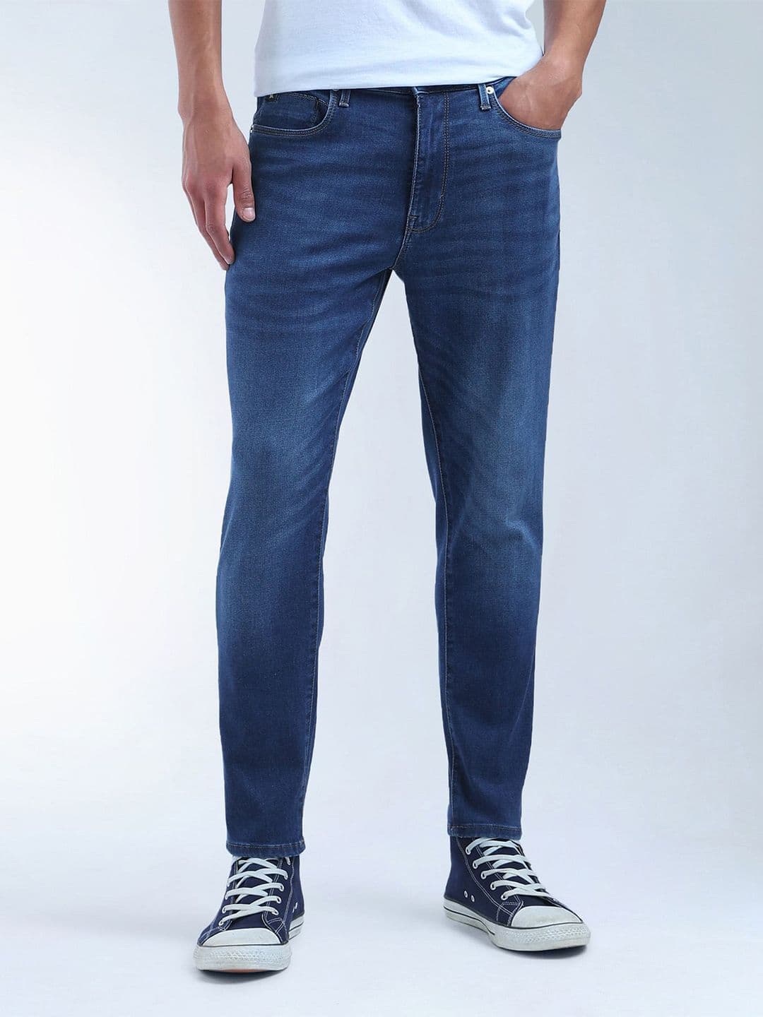 Flying Machine Men Relaxed Fit Light Fade Stretchable Jeans - view 1