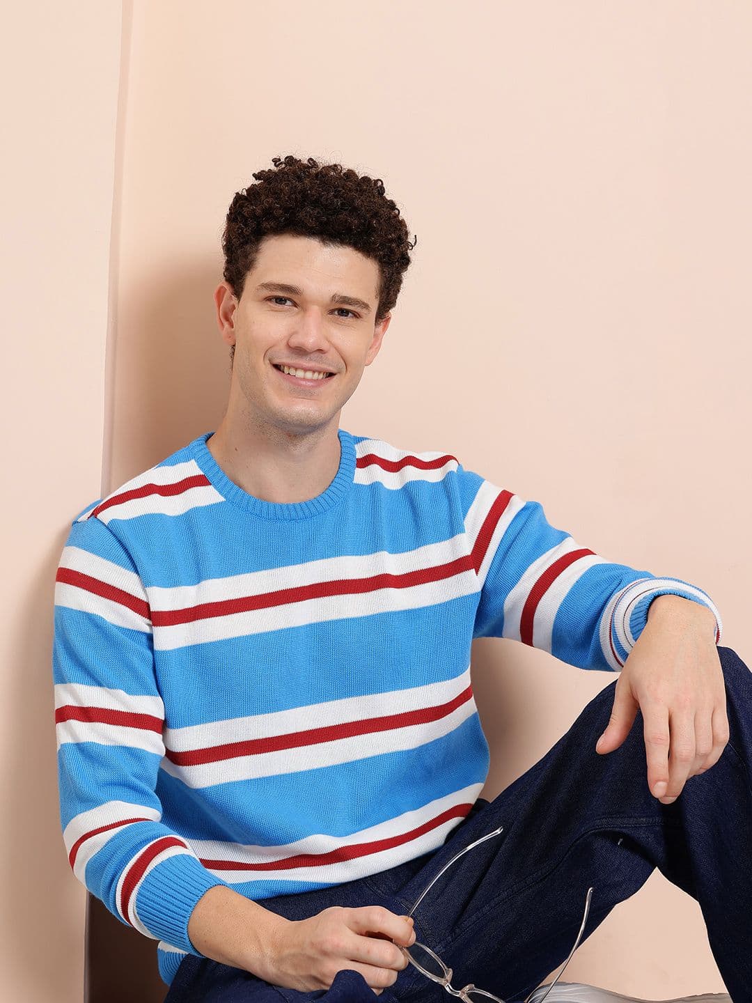 Mast & Harbour Striped Pullover - view 1