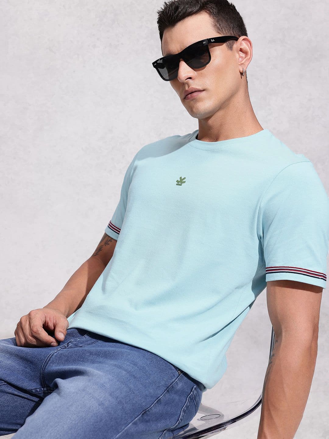 WROGN Pure Cotton Regular Fit T-shirt - view 1