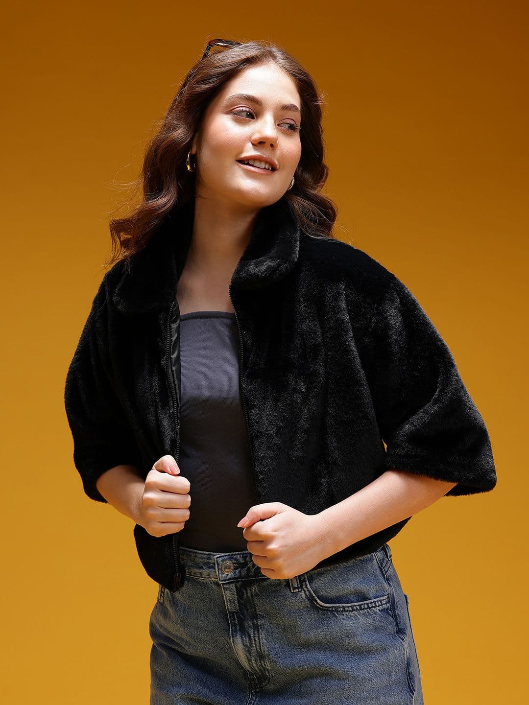 HERE&NOW Crop Tailored Jacket - view 1