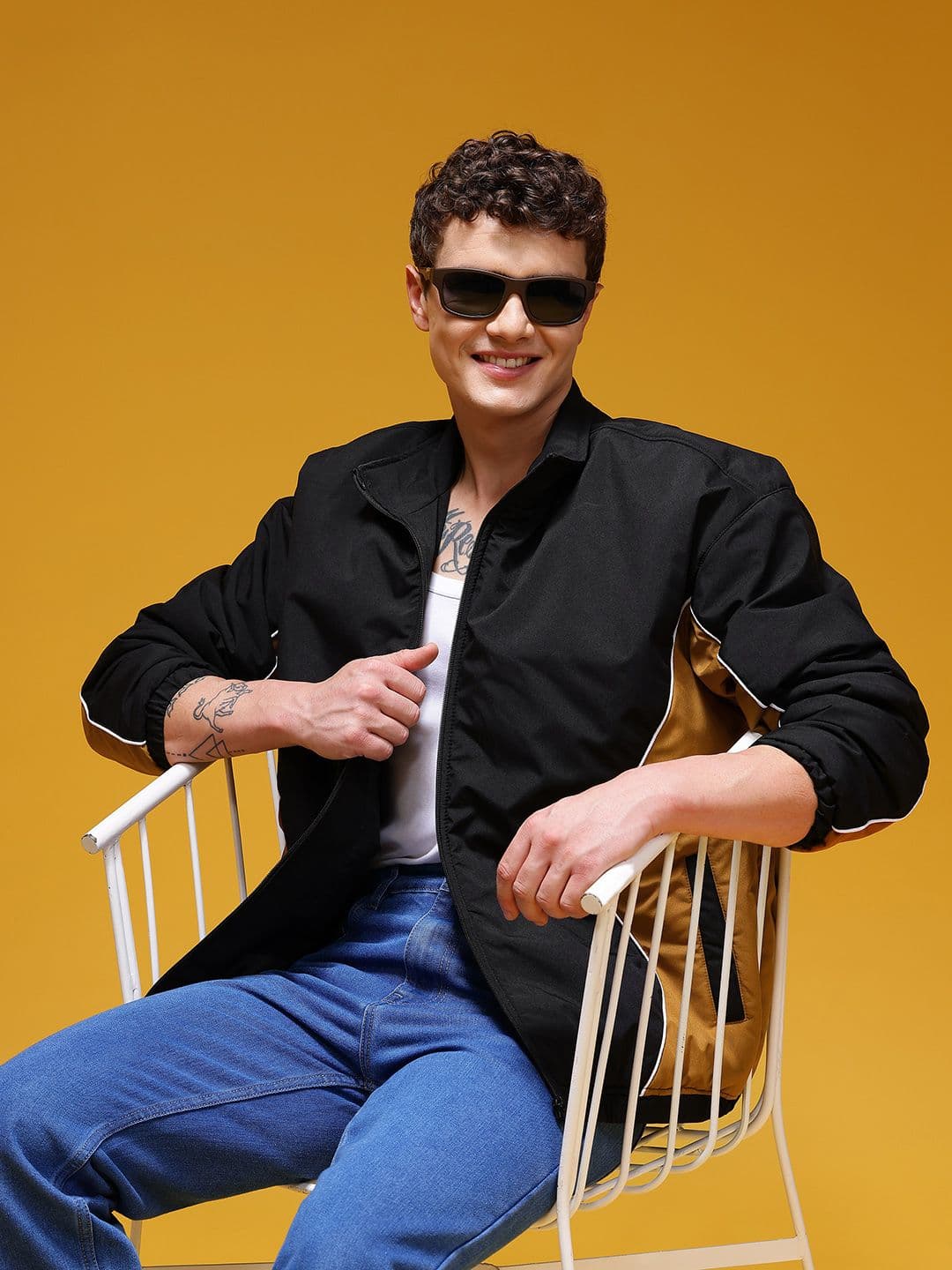 HERE&NOW Colourblocked Windcheater Jacket - view 1