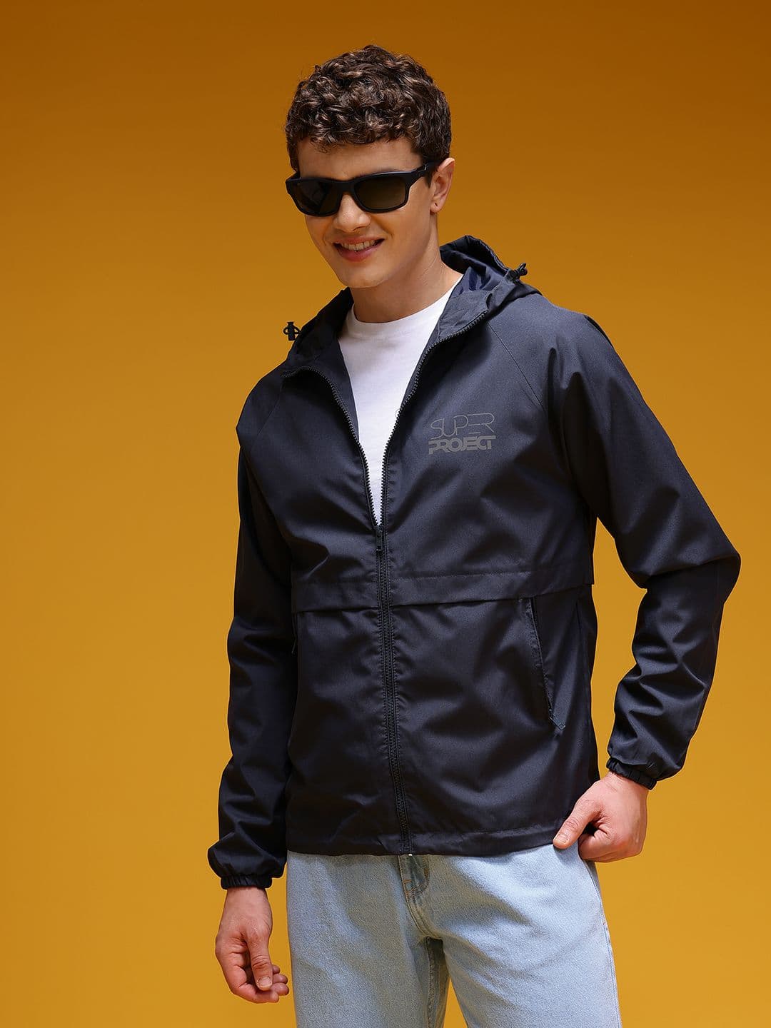 HERE&NOW Hooded Bomber Jacket - view 1