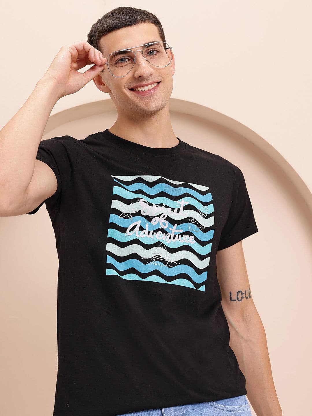 Mast & Harbour Men Printed T-shirt - view 1