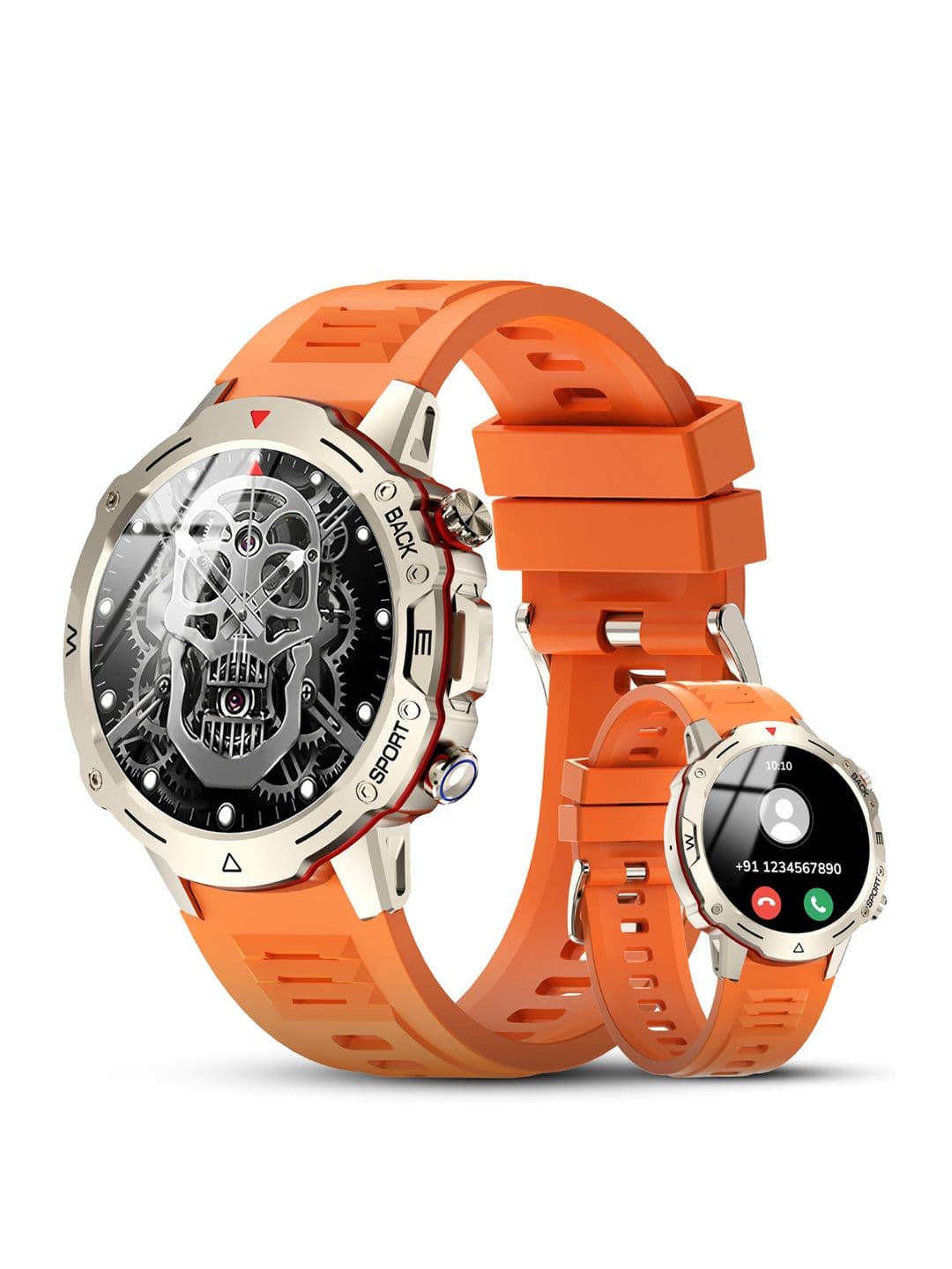 nervfit Unisex Sports Smartwatch With 1.4" NervX Super HD Display BLAZE-TGOLD-BM - view 1
