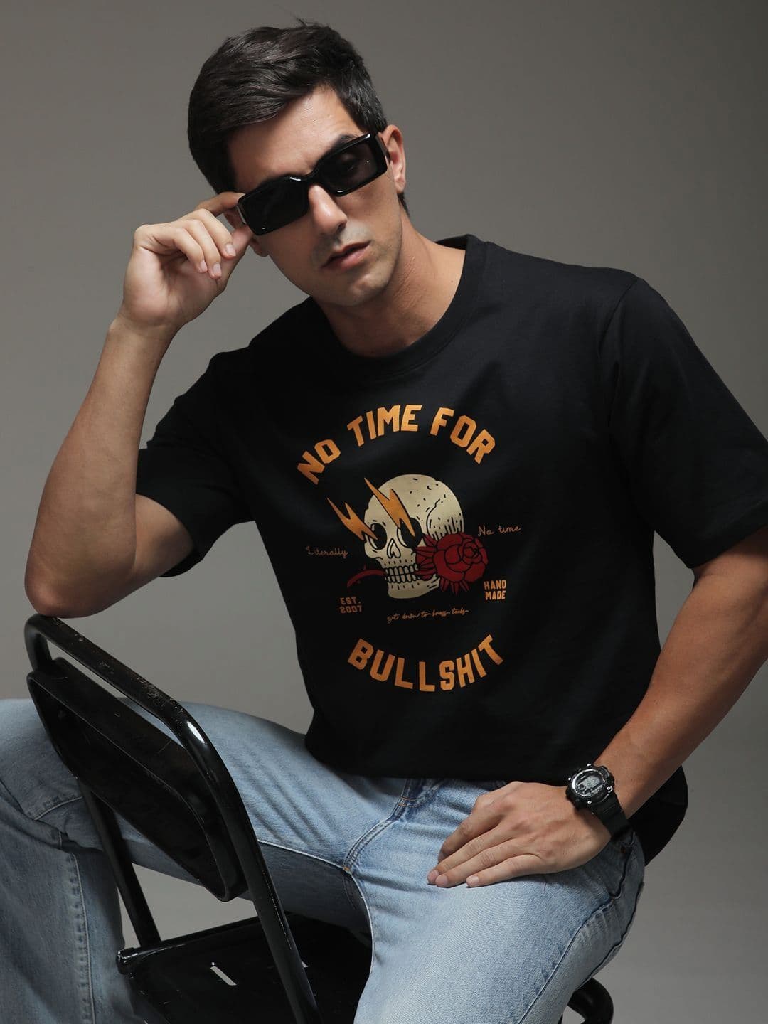 Difference Of Opinion Men Oversized Short Sleeve Printed Tshirt - view 1