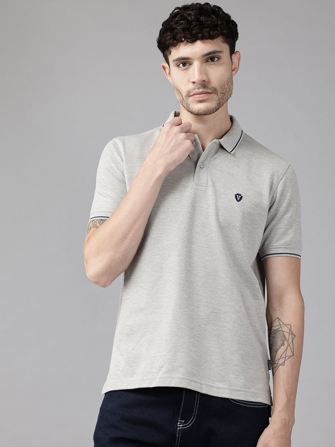 Van Heusen Sport Polo Collar T-shirt - view 1