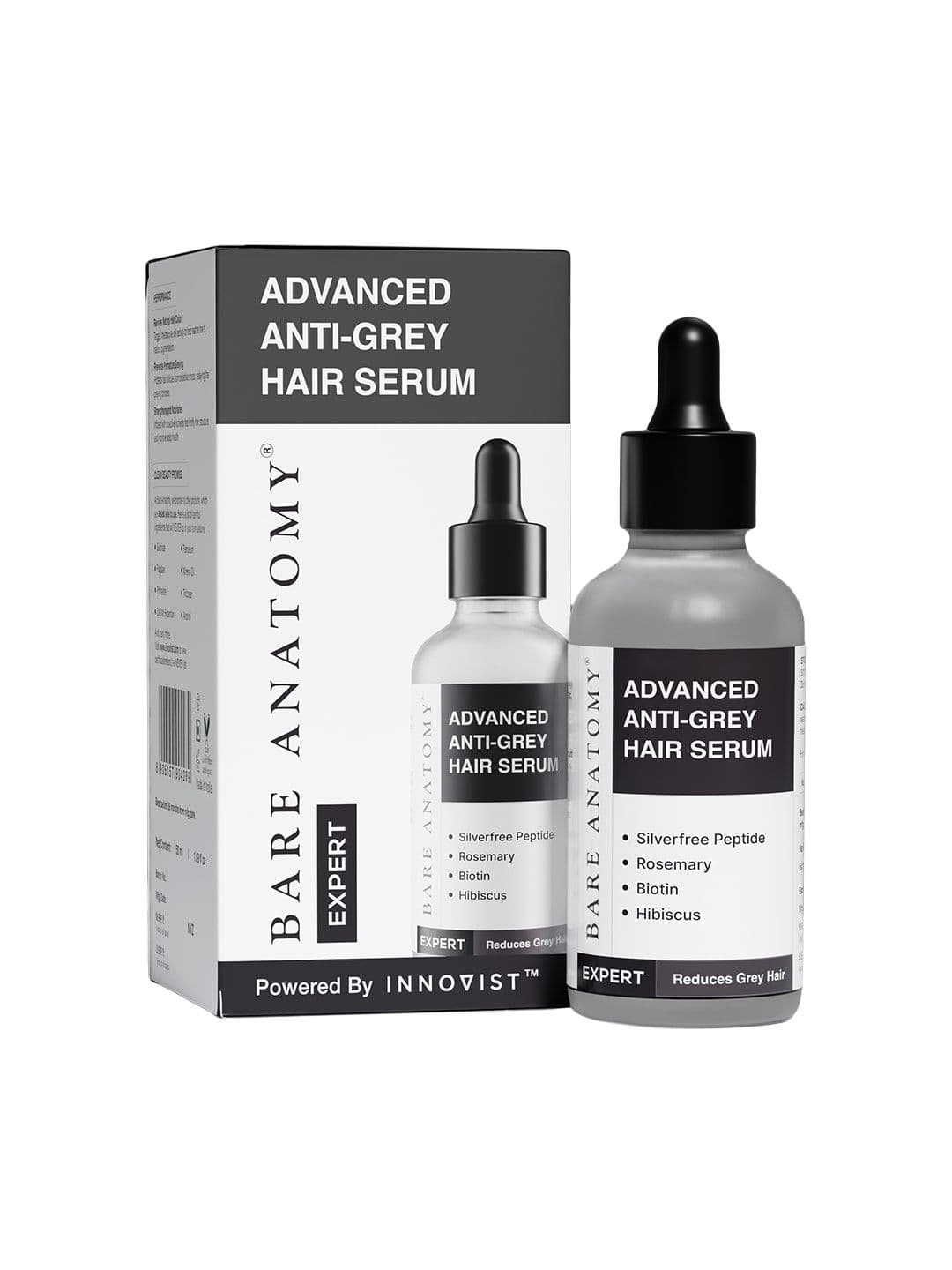 Bare Anatomy Advanced Anti-Grey Hair Serum To Reduce Hair & Beard Greying - 50 ml - view 1