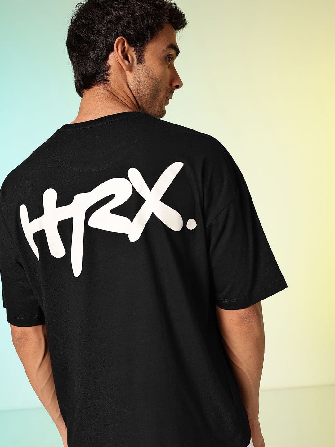HRX by Hrithik Roshan Typography Printed Running T-shirt - view 1