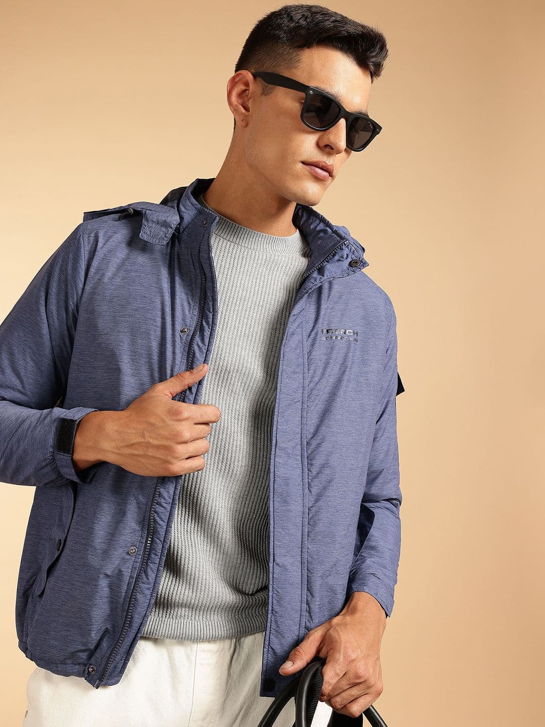 French Connection Detachable hood Tailored Jacket With Inner Fleece - view 1