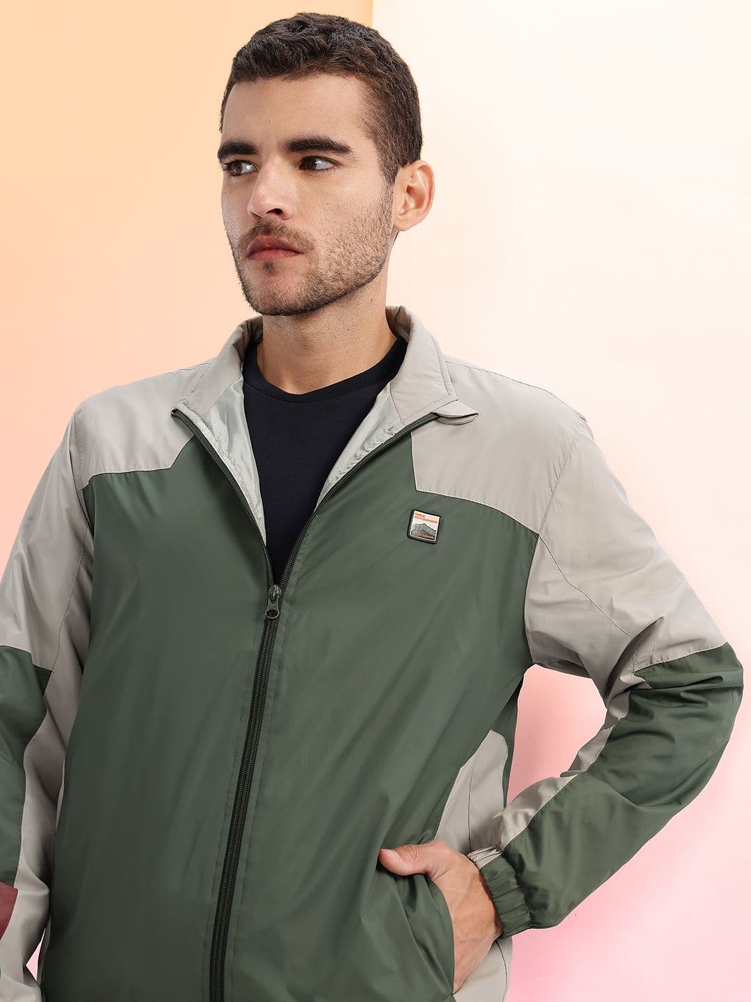 HRX by Hrithik Roshan Colourblocked Outdoor Jacket - view 1