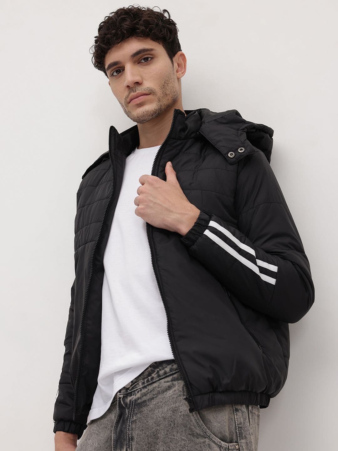 The Roadster Life Co. Hooded Padded Jacket - view 1