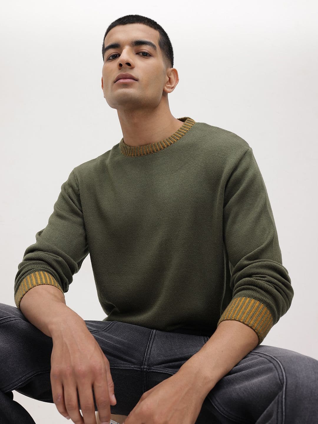 The Roadster Life Co. Round-Neck Acrylic Pullover - view 1