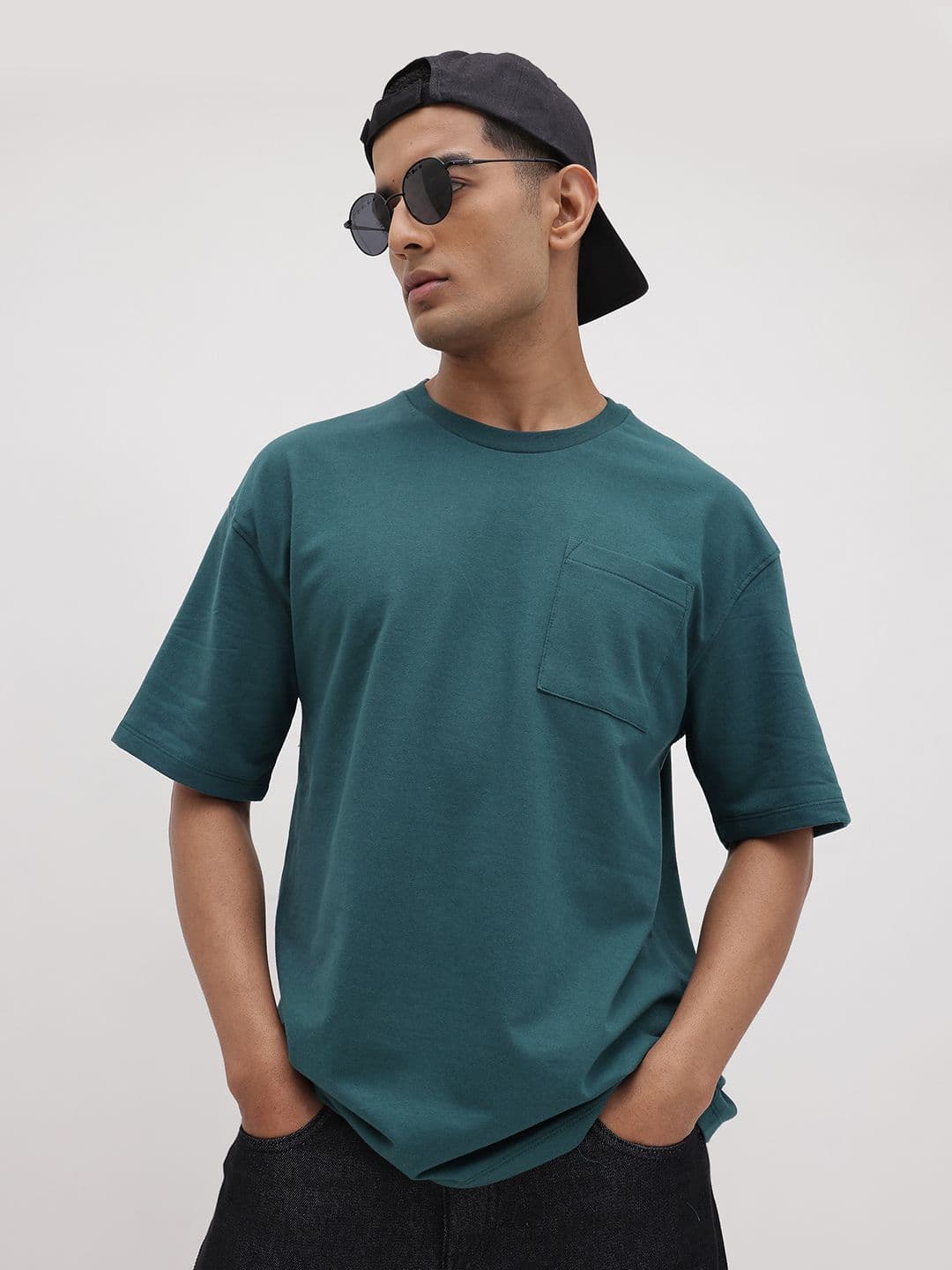The Roadster Lifestyle Co. Men Solid T-shirt - view 1