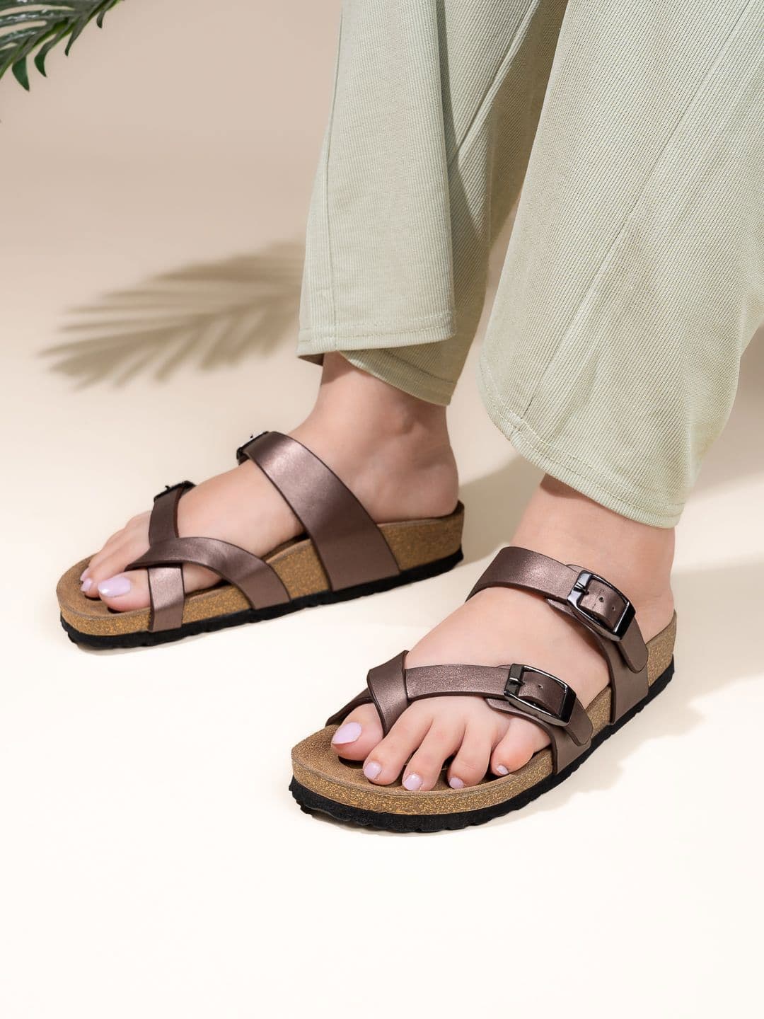 Mast & Harbour Women One Toe Flats - view 1