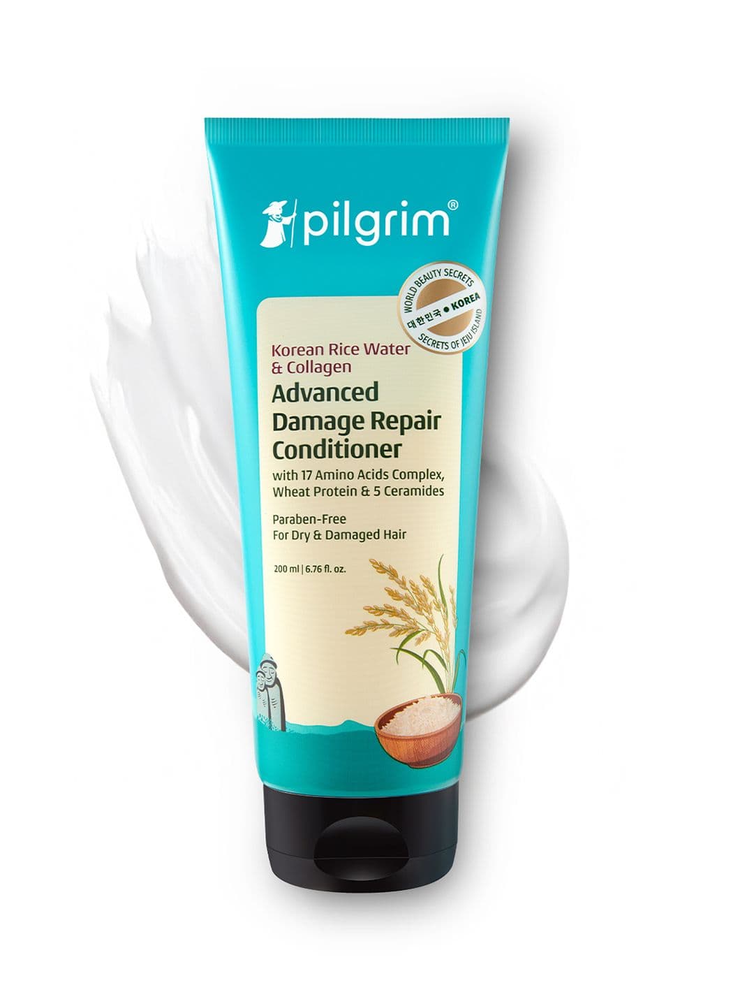 Pilgrim Korean Rice Water & Collagen Advanced Damage Repair Conditioner - 200ml - view 1