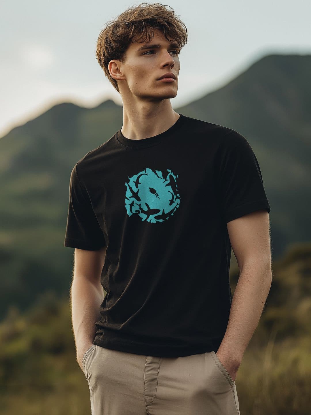 NOBERO Men Graphic Printed Cotton T-shirt - view 1