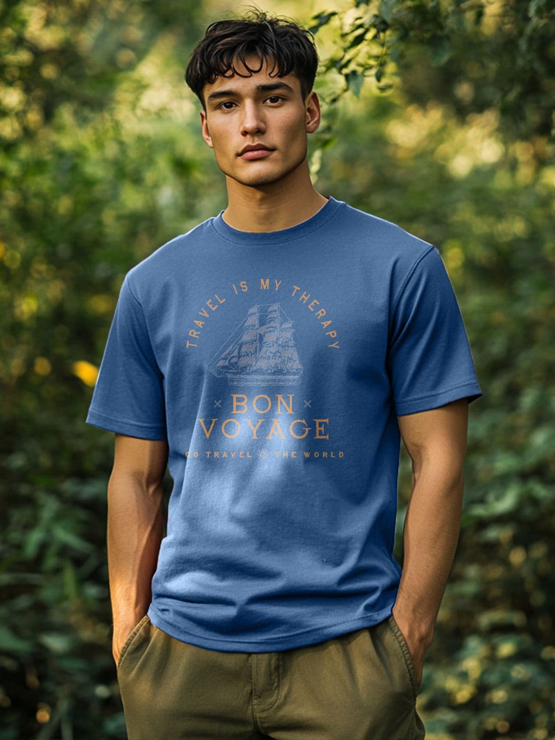 NOBERO Men Graphic Printed Cotton T-shirt - view 1