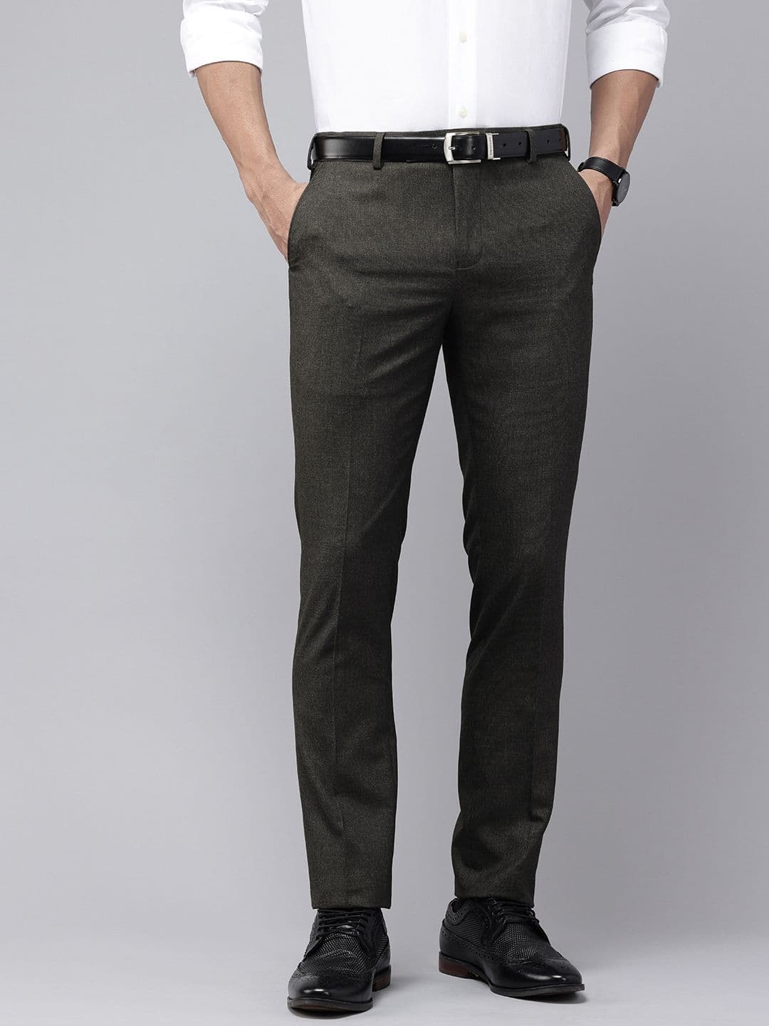 Park Avenue Men Slim Fit Formal Trousers - view 1