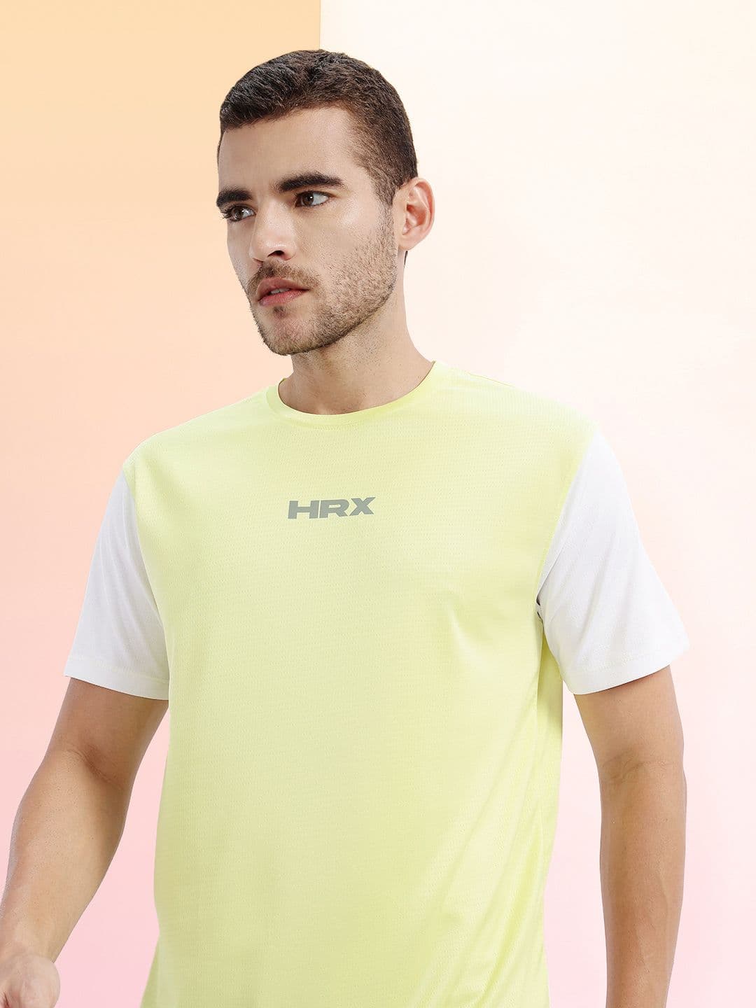HRX by Hrithik Roshan Colourblocked Ultralite Running T-shirt - view 1