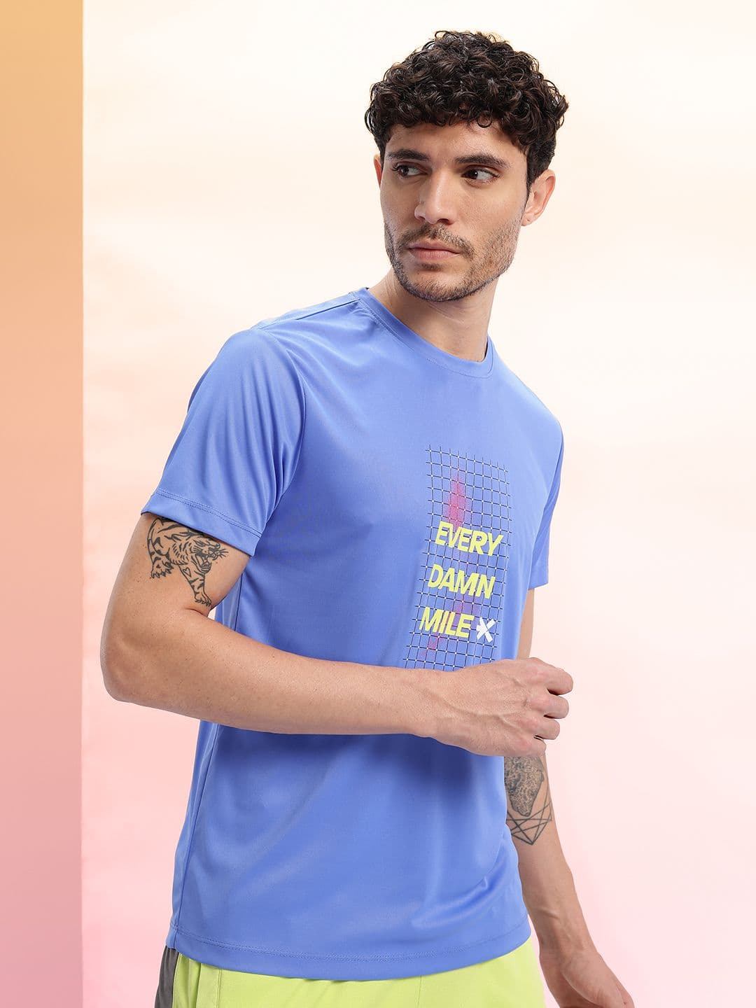 HRX by Hrithik Roshan Printed Running T-shirt - view 1