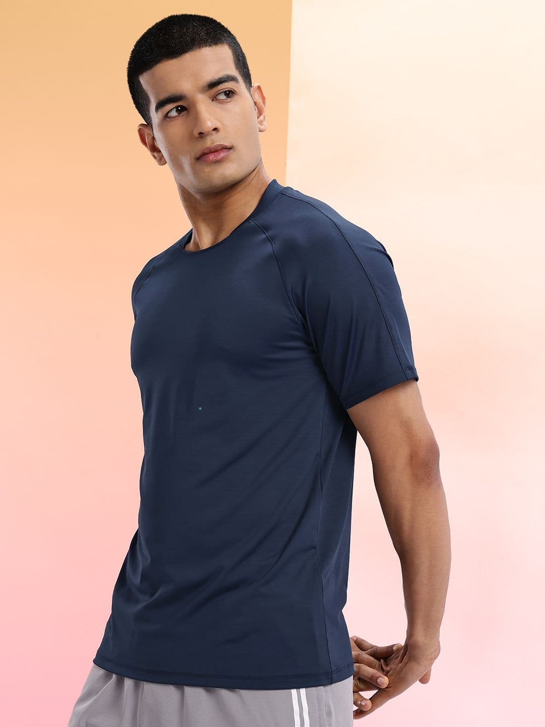 HRX by Hrithik Roshan Rapid-Dry Slim Fit Training T-shirt - view 1