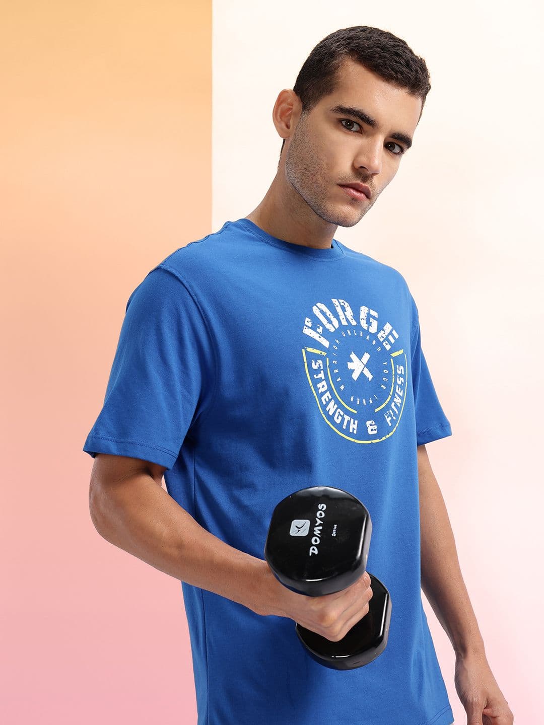 HRX by Hrithik Roshan Typography Printed Training T-shirt - view 1