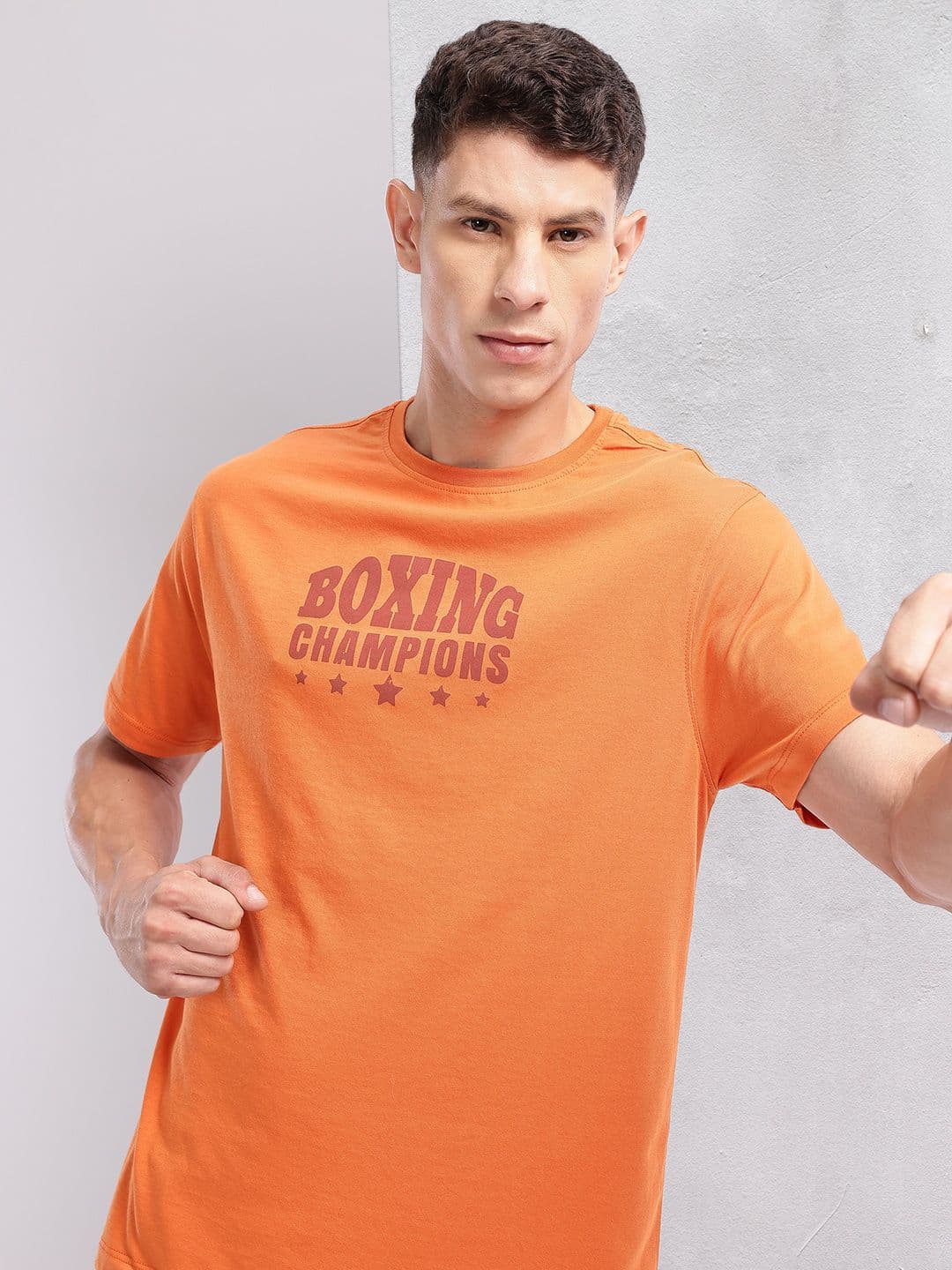 HRX by Hrithik Roshan Men Typography Printed Training T-shirt - view 1