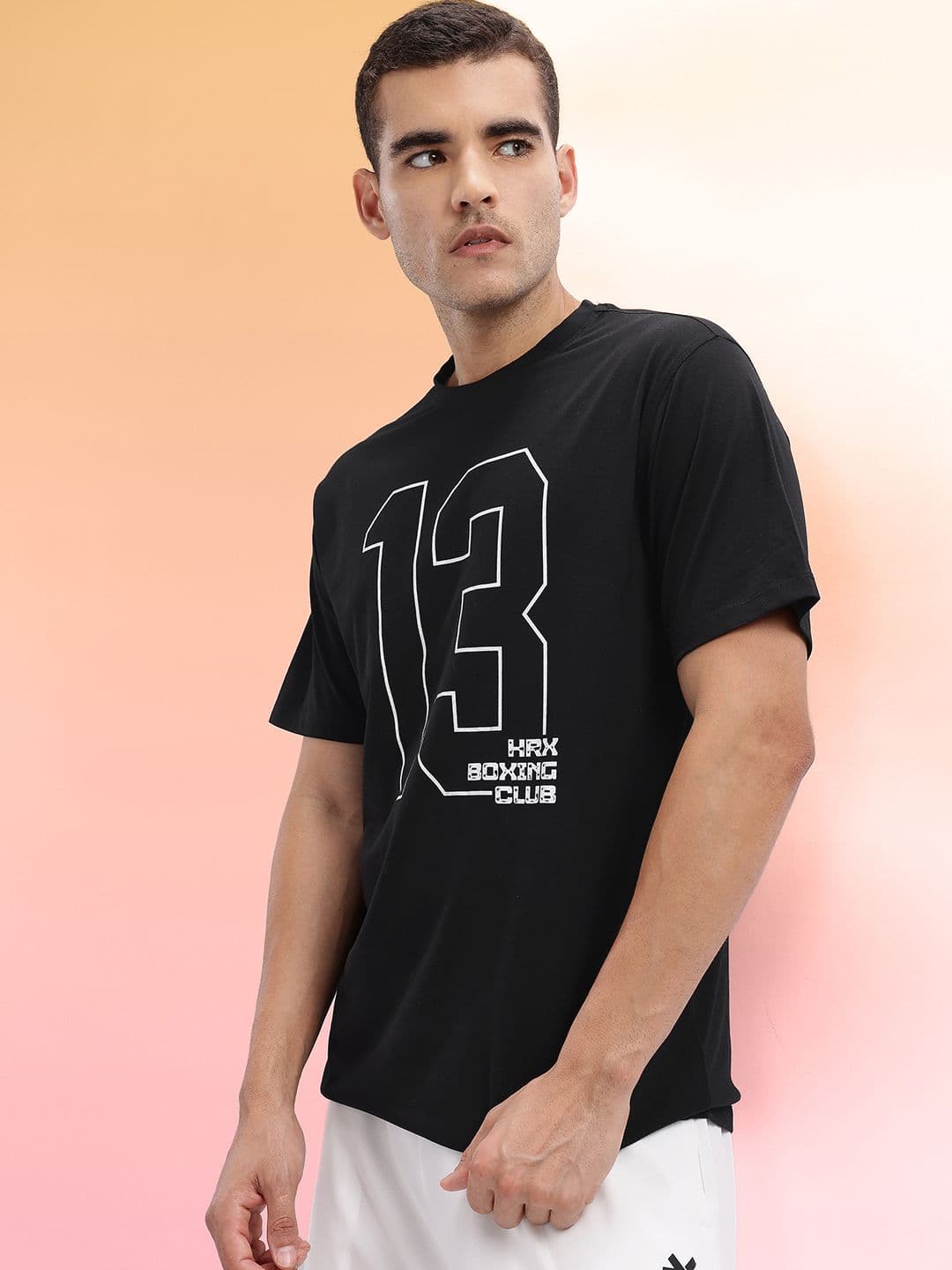 HRX by Hrithik Roshan Typography Printed Regular Fit Lifestyle T-shirt - view 1