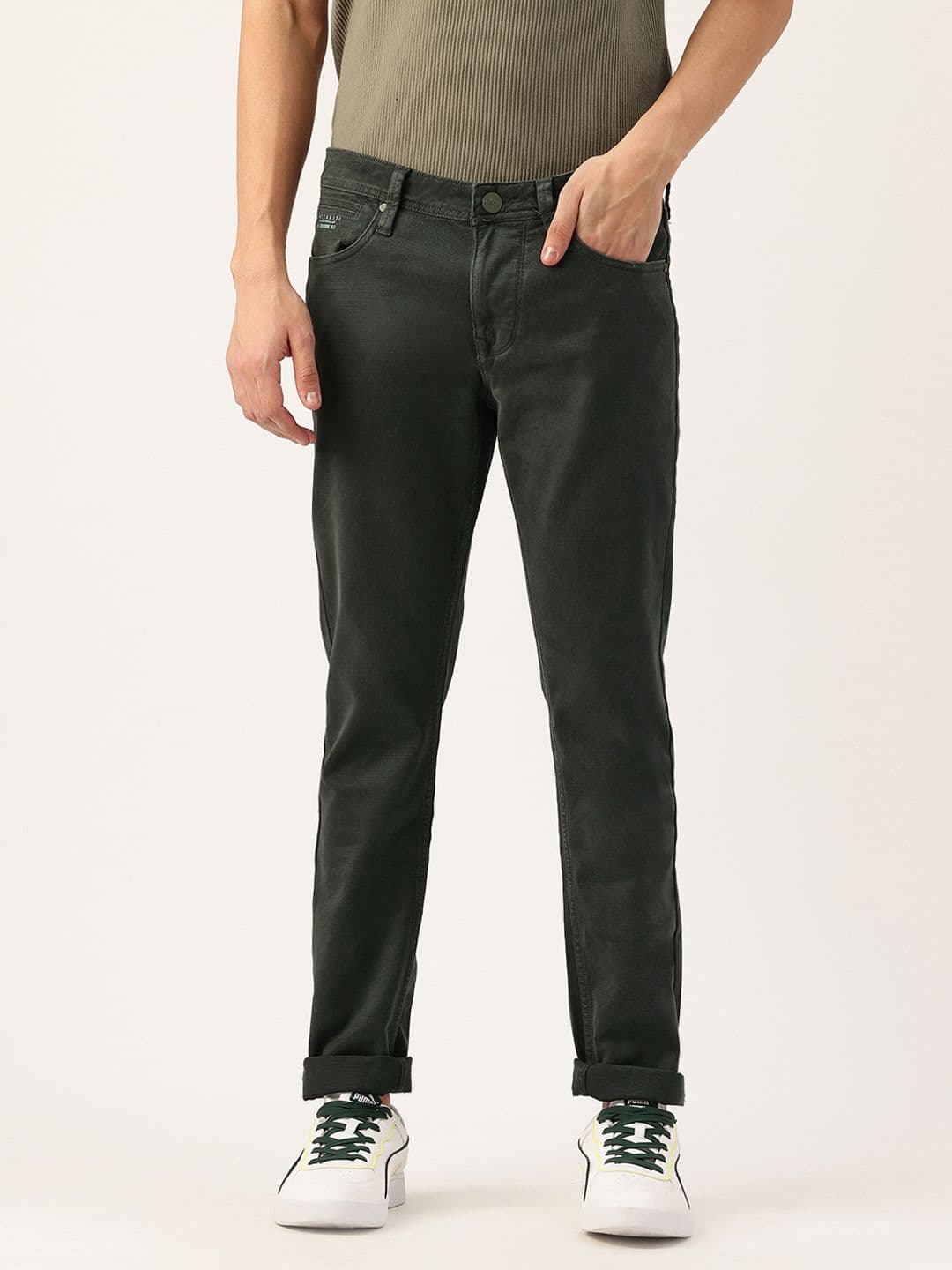 Integriti Men Smart Mid-Rise Stretchable Skinny Fit Jeans - view 1