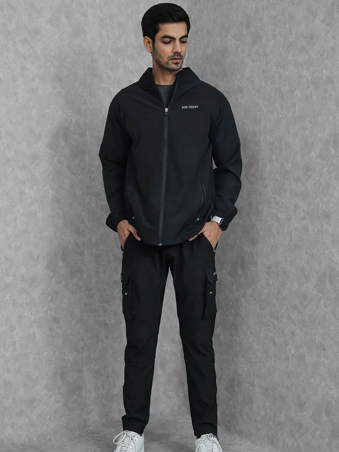 New Theory Stand Collar Windcheater And Water Resistant Running Sporty Jacket - view 1
